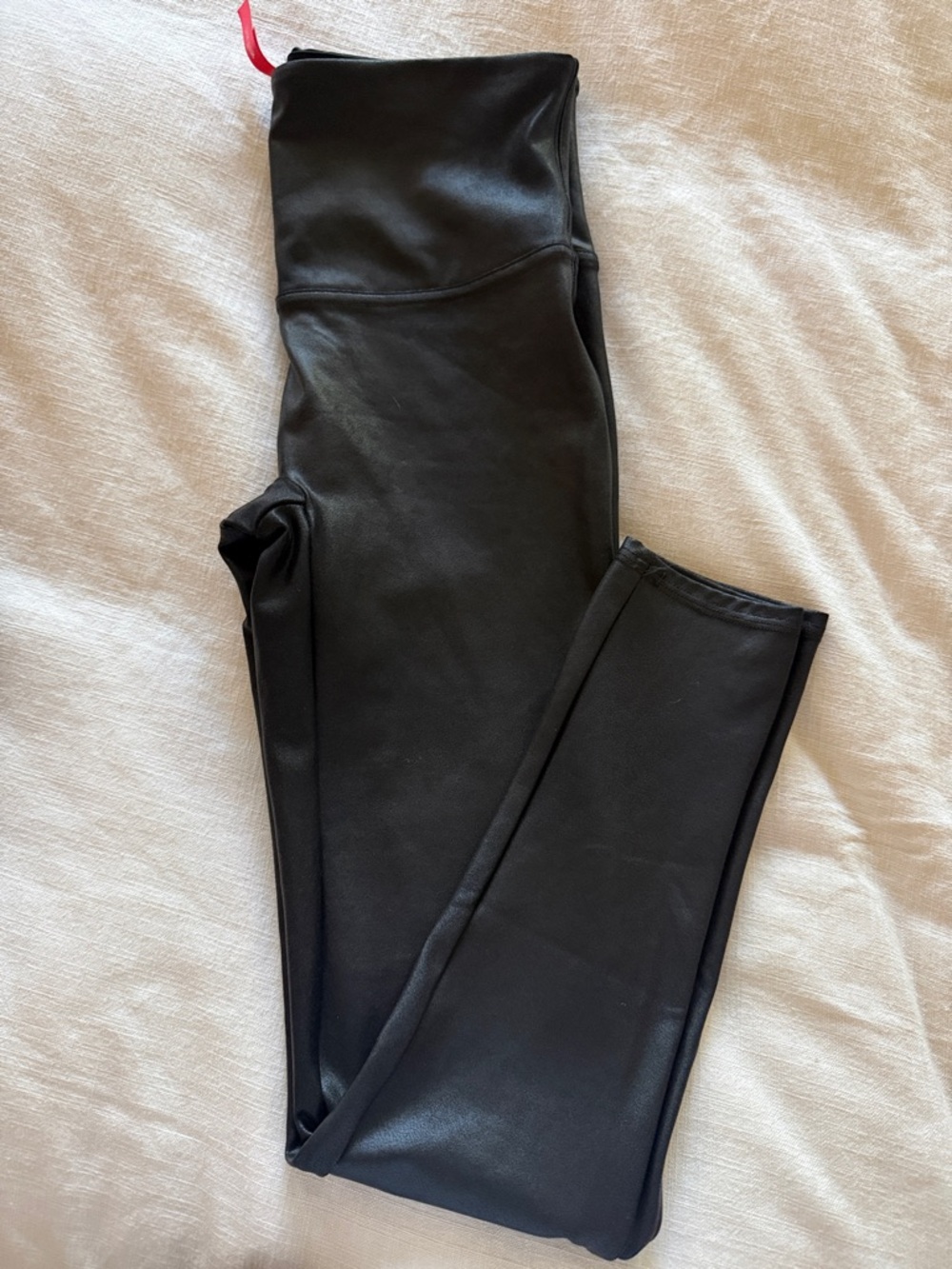 Spanx Black Faux Leather Leggings
